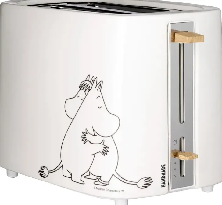 Adexi Muumi Valkoinen Keraaminen Leivanpaahdin