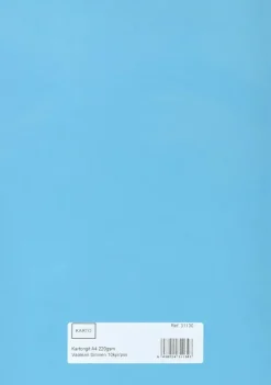 Askartelukartonki A4 220 Gsm Vaalean Sininen 10 Ark/Pss