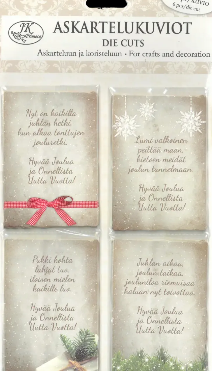 Askartelukuvio Joulutoivotukset Natur