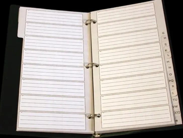 Bnt Scandinavia Puhelinmuistio Musta A-O/A-Z