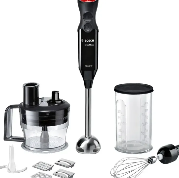 Bosch Sauvasekoitin Ergomixx 1000 W Ms62B6190 Musta