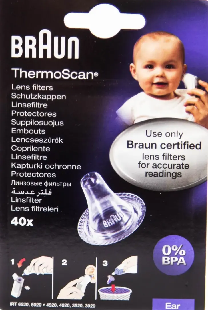 Braun Lf40Eula01 Suppilosuojus Korvakuumemittariin 40Kpl