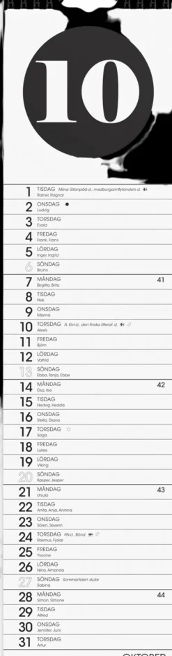 Burde Seinakalenteri 2024 Simply