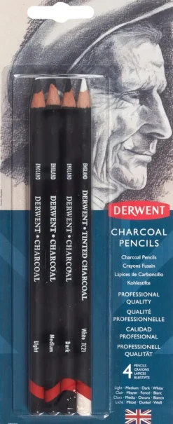 Derwent Hiilikynat 4Kpl