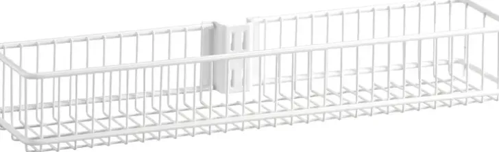 Elfa Classic Lankakori Keskikoko 333110 Seinakiskoon 435X104X70Mm Valkoinen