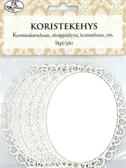 J.K. Primeco Koristekehys Soikea Valkoinen 5Kpl/Pkt