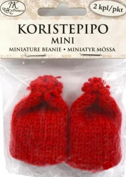 J.K. Primeco Koristepipot Mini Punainen 2 Kpl
