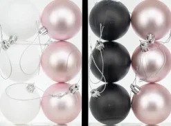 Joulupallo 6 Cm Matta 6 Kpl