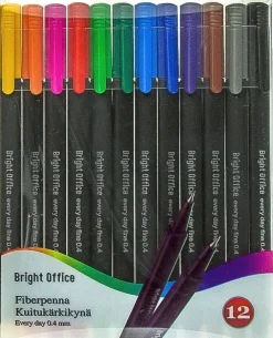 Karto Kuitukarkikyna 0,4Mm 12Kpl/Pkt Varilajitelma