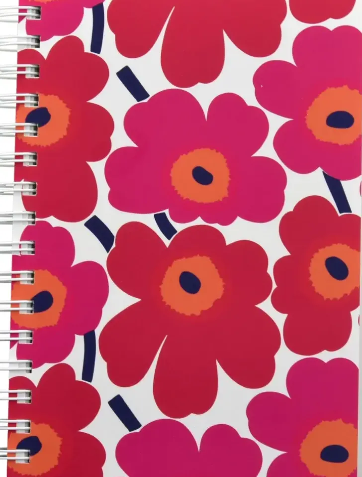 Karto Marimekko Muistikirja A5 Kierre Unikko Punainen