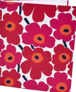 Karto Marimekko Rengaskansio A4/3Cm Unikko Punainen