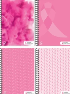 Kierrevihko A5 80 Sivua Roosa Nauha Lajitelma