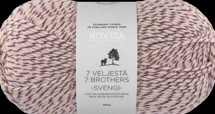 Novita Lanka 7 Veljesta Svengi 100G Vaahtokarkki 8141