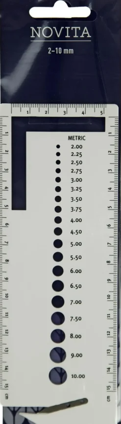 Novita Neulepuikkojen Puikkomittari Ja Leikkuri
