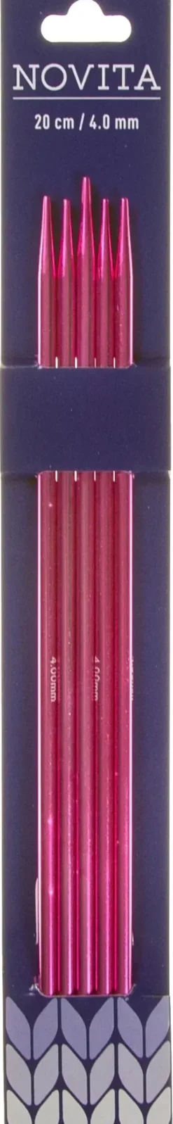 Novita Sukkapuikot 20Cm - 4 Mm Pinkki