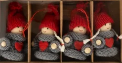 Pikkutonttu 7 Cm 4 Kpl