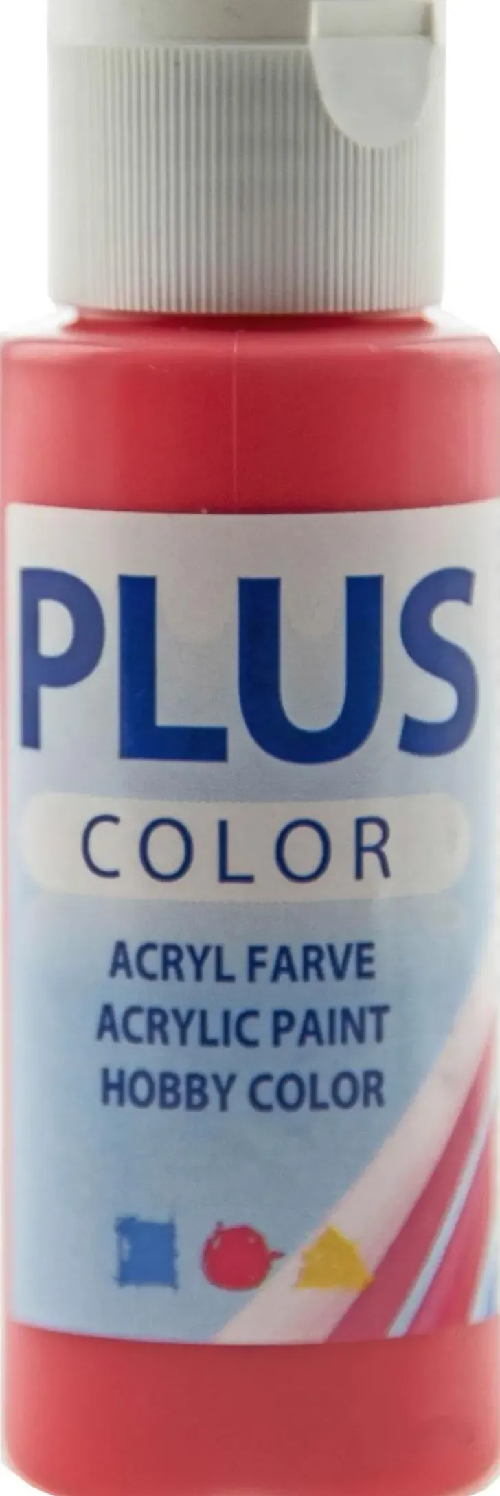 Plus Color Askartelumaali 60 Ml Punainen