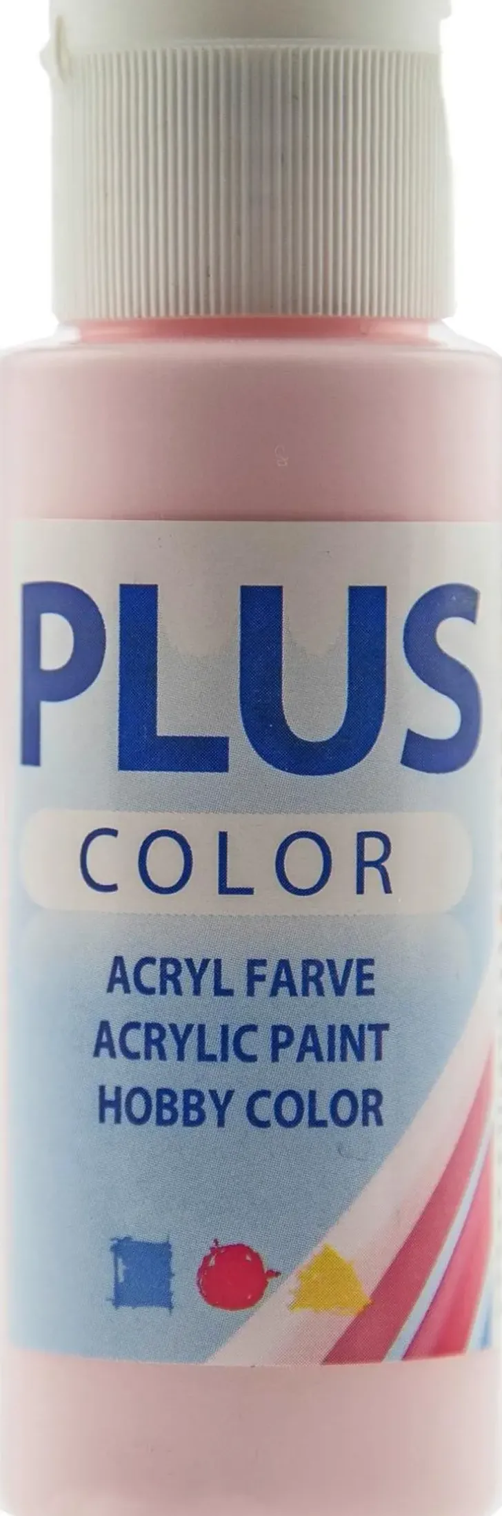 Plus Color Askartelumaali 60 Ml Vaaleanpunainen