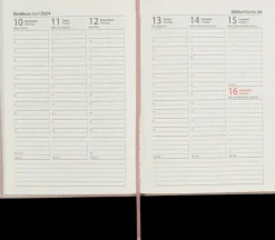 Poytakalenteri A5 Kangas, Roosa