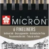 Sakura Micron Musta Kuitukynasarja 6Kpl
