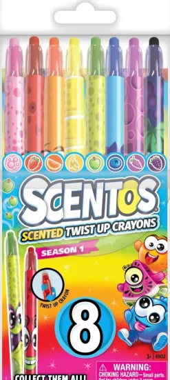 Scentos Tuoksuvat Kierrettavat Varivahaliitukynat 8 Kpl/Pkt