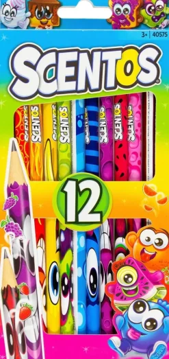 Scentos Tuoksuvat Lyijykynat 12 Kpl