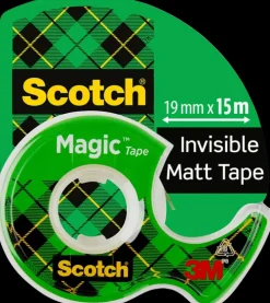 Scotch® Magic Invisible -Teippi, 19 Mm X 15 M + Kateen Sopiva Katkaisulaite
