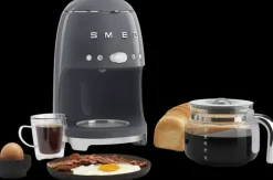 Smeg Kahvinkeitin Dcf02Greu 1,4 Litraa, Harmaa