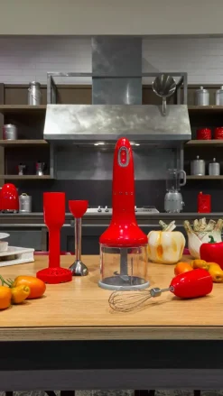 Smeg Sauvasekoitinsetti, Punainen