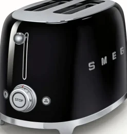 Smeg Tsf01Bleu 2-Viipaleen Leivanpaahdin Musta