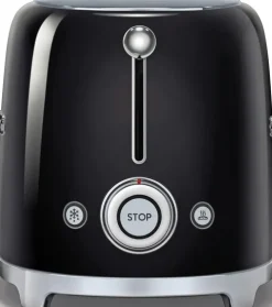 Smeg Tsf01Bleu 2-Viipaleen Leivanpaahdin Musta