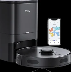 Tcl Sweeva 6500 Robotti-Imuri Tyhjennystelakalla