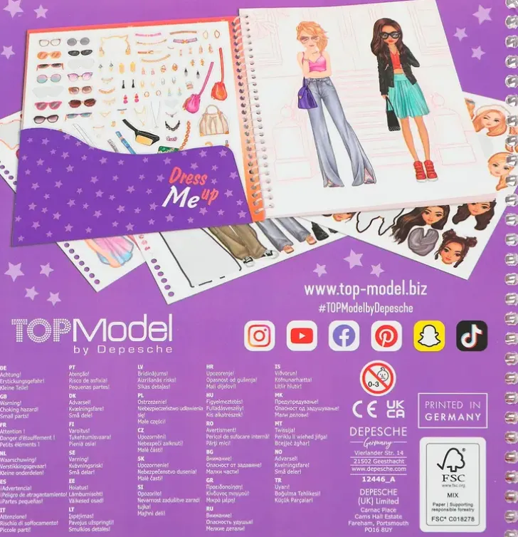 Topmodel Dress Me Up Tarrakirja
