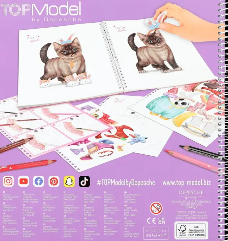 Topmodel Kitty Suunnittelukirja